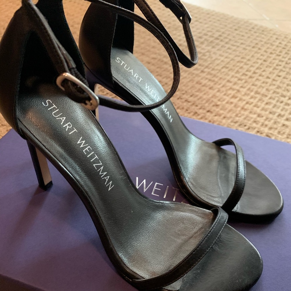 Stuart Weitzman strappy heels -  (Nudistsong)